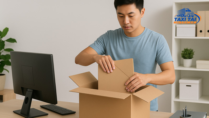 Quy trình thuê xe tải chuyển văn phòng tại thu an