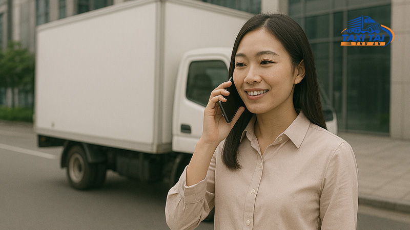 Quy trình sử  dụng dịch  vụ thuê xe tải chở hàng