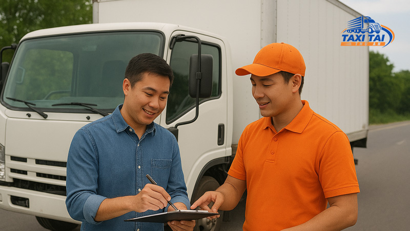 Thuê Xe Tải Tự Lái Tại Taxi Tải Thu An – Chủ Động, Tiết Kiệm, An Toàn 6 Quy trình cho thuê xe tải tự lái