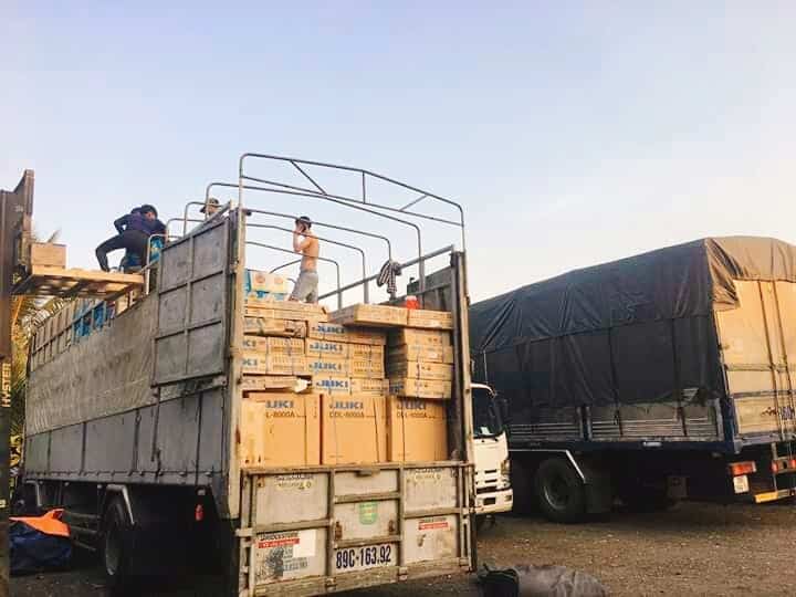 Những loại hàng vận chuyển