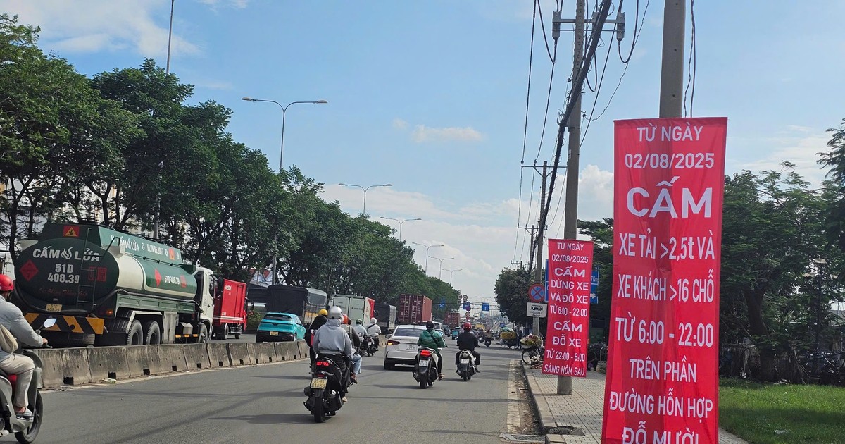 Phạm vi tuyến đường hạn chế